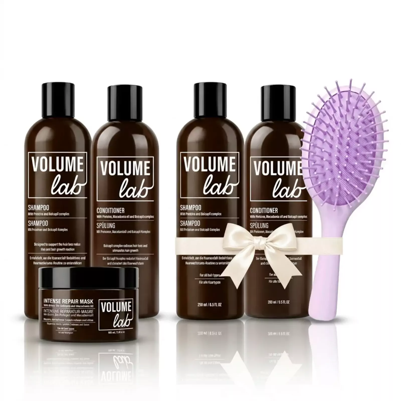 Kesäale! Volume Lab -sarja: Shampoo, Hiusbalsami, Hiusnaamio + LAHJA: Shampoo, Hiusbalsami ja hiusharja! Kesäale! Volume Lab -sarja: Shampoo, Hiusbalsami, Hiusnaamio + LAHJA: Shampoo, Hiusbalsami ja hiusharja!